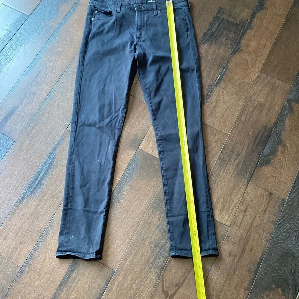 Womens Adriano Goldschmeid skinny jeans black stretch‎ size 29 regular